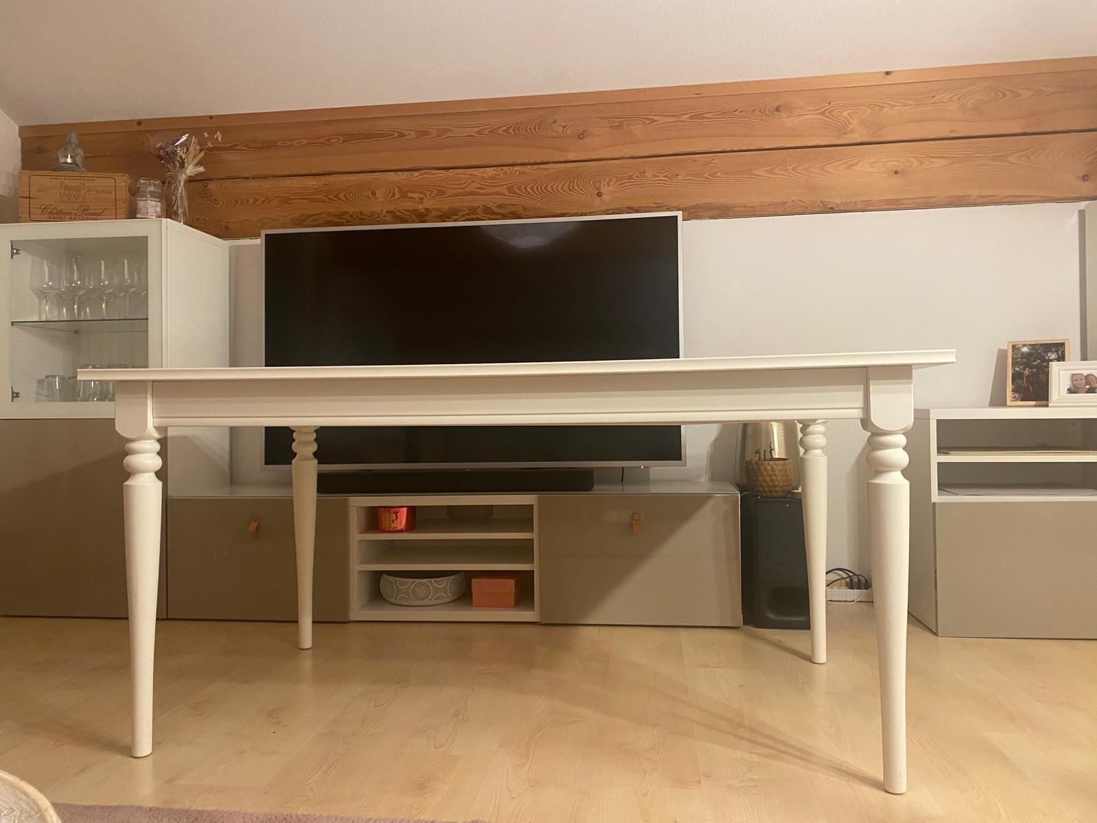 Ikea Tavoli: Ikea Ingatorp, Holztisch Weiss – Usato da Davos Frauenkirch venduto da pat_t9dh 6