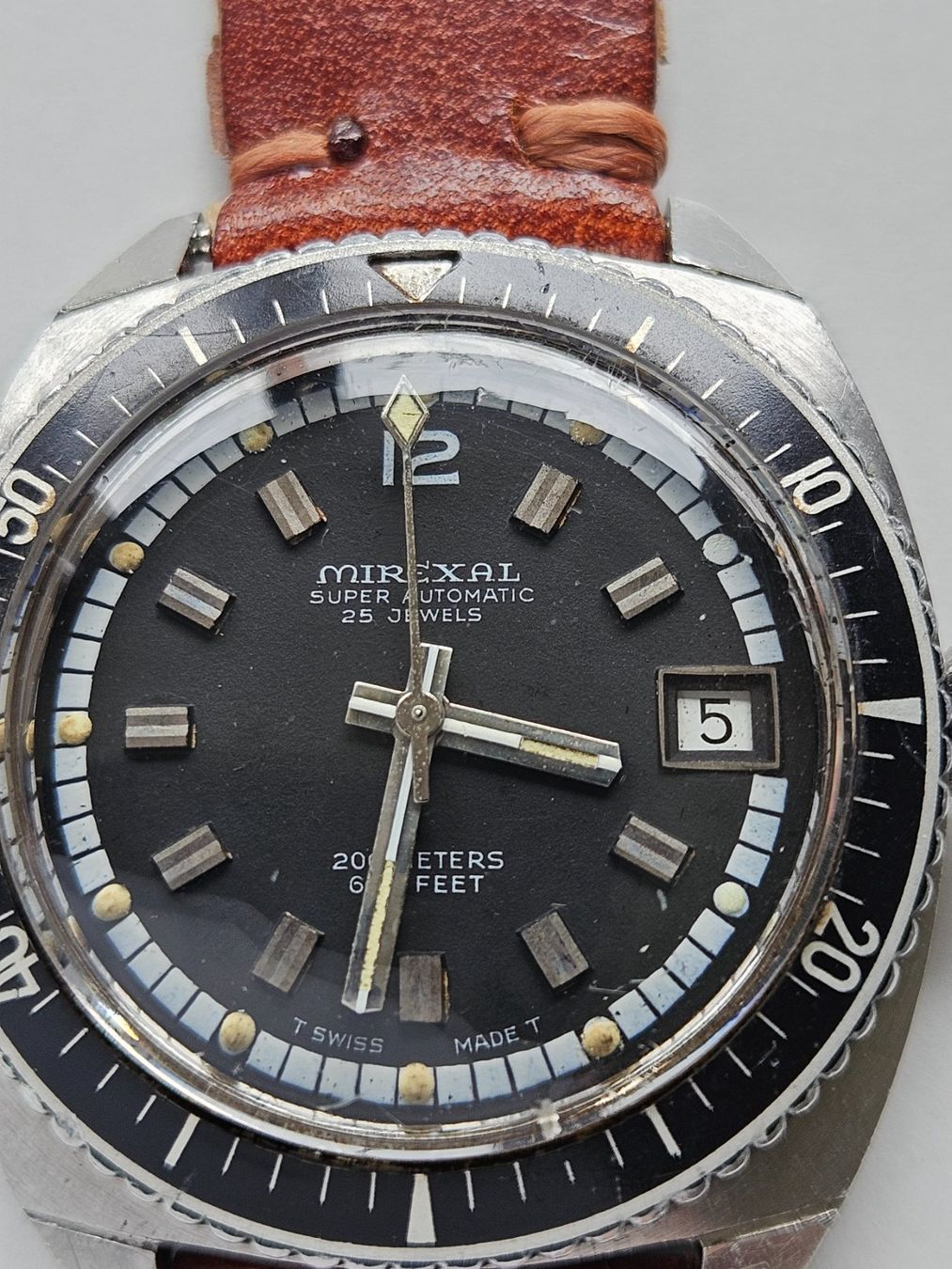 Mirexal Orologi: 504 Mirexal Superautomatic 25 Jewels Taucher Date – Usato da Berikon venduto da mmm21 4
