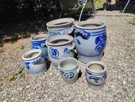 Steingut Töpfe 