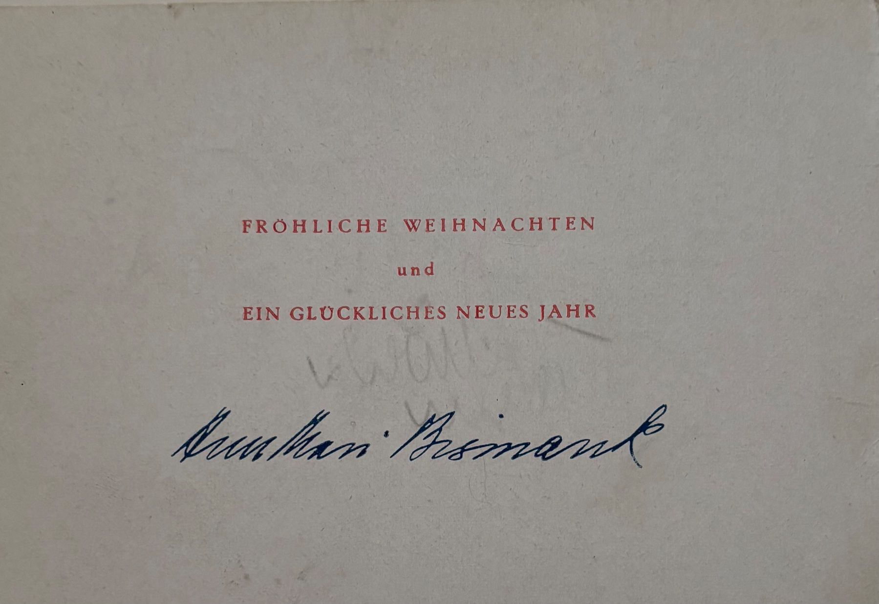 Autografi: Autogramm, Ann-Mari von Bismarck, Adelsfrau – Usato da Frauenfeld venduto da Merk52