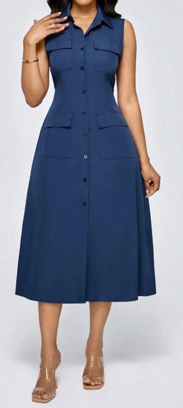 Kleider: Dunkelblaues Kleid neu – Neu (gemäss Beschreibung) aus Kloten von swarovski16 1