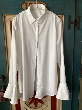 Bluse von Soluzione, weiss, Grösse 44