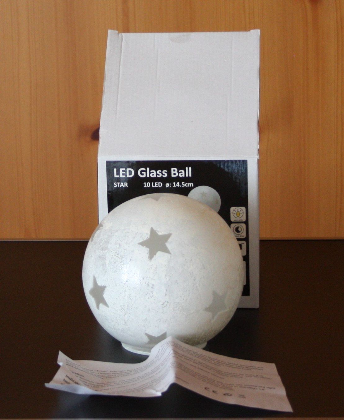 Tutte le decorazioni: LED Ball  Indoor  Motiv Sterne – Nuovo e nell'imballaggio originale da Flüelen venduto da Diversicum-Shop 2