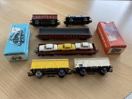 6 Märklin Güterwagen 2x in OVP 1x Buco