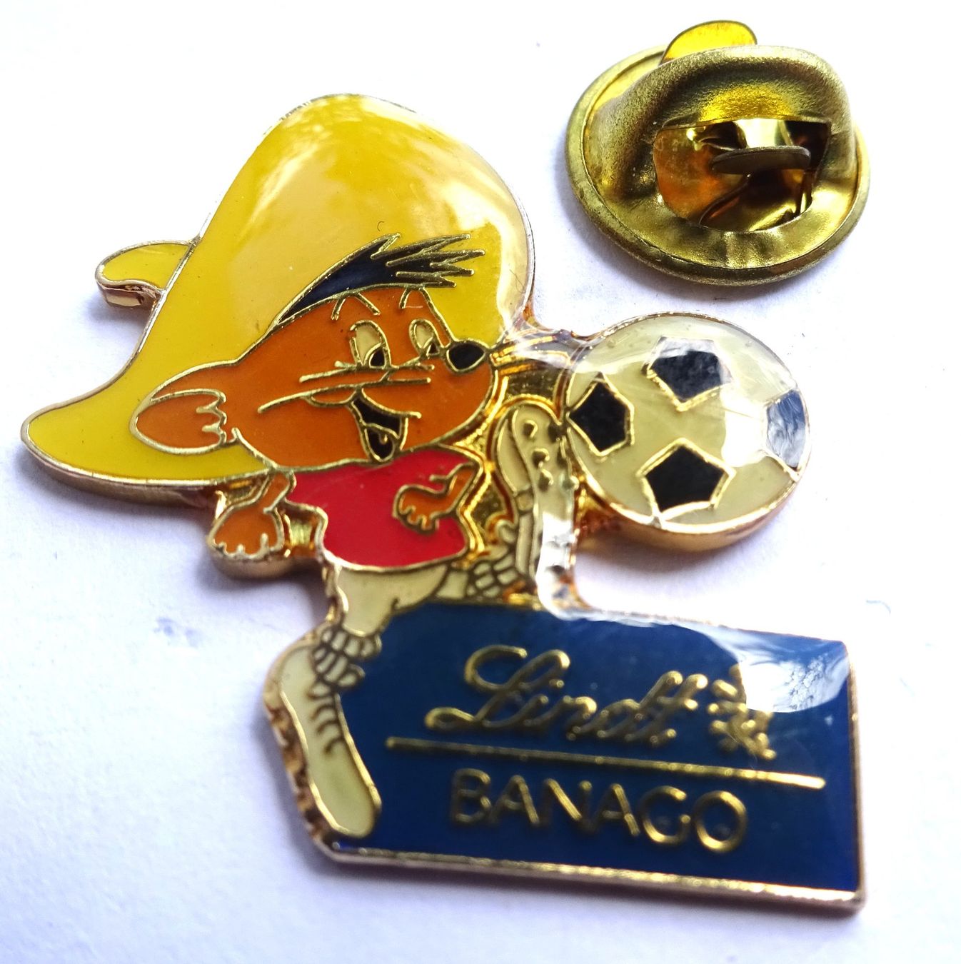 Plaketten & Abzeichen: 2 Pin LINDT Banaco  Schokolade Maus – Gebraucht aus Utzenstorf von BUtter81