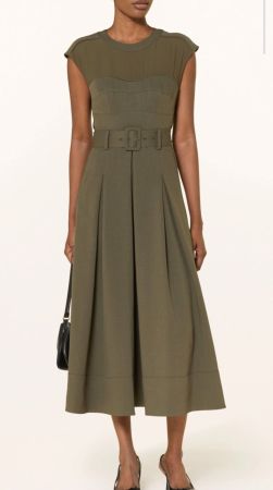 Elegantes Sommerkleid in Khaki, Gr. 38 - perfekt für den ...