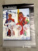 Vintage Ski Poster Atomic 1984/85 Girardelli & Höflehner