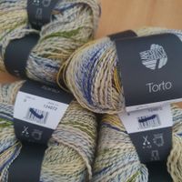 4Kn. TORTO Lana Grossa Fb. 9-124872 hellgelbgrünblau