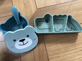 Done by Deer & Tum Tum Kindergeschirr Set, Top Zustand!