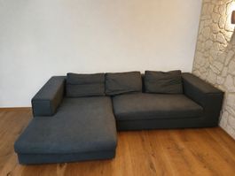 Brindisi Ecksofa (176x277cm) 2 teilig, anthrazit