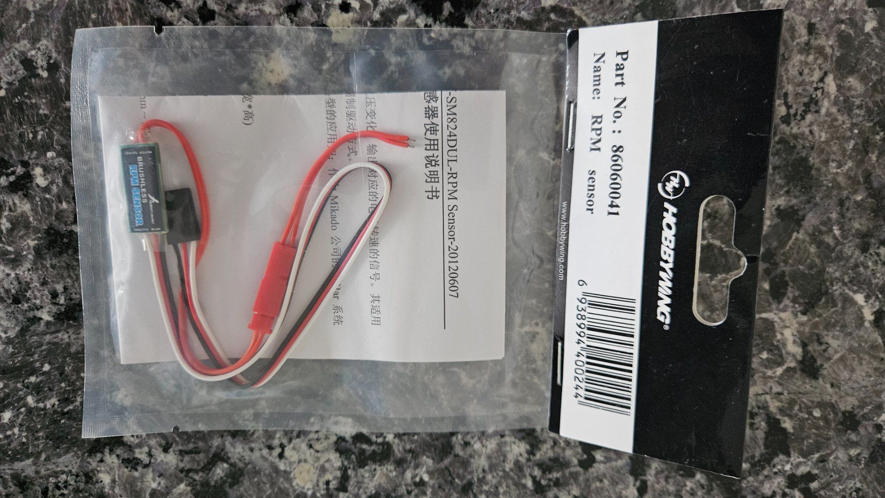 Modellismo RC: Hobbywing Drehzahlsensor RPM Sensor – Nuovo e nell'imballaggio originale da Biel/Bienne venduto da Gorbi5