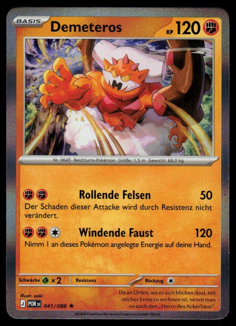 Pokémon Carte collezionabili: Pokemon Demeteros 041/088 – Usato da Herisau venduto da Pokemon2025