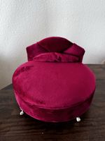 Schmuckkästchen Samt Sofa-Form Rot Vintage Dekorativ