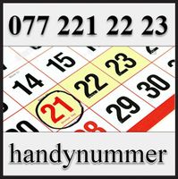 Handynummer, Telefonnummer, Natelnummer, 077 221 22 23
