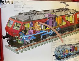 SBB Poster Lokomotive RE 4/4 IV Grösse: 67x95cm