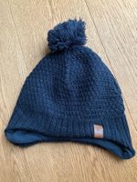 Strickmütze dunkelblau Grösse 110/128