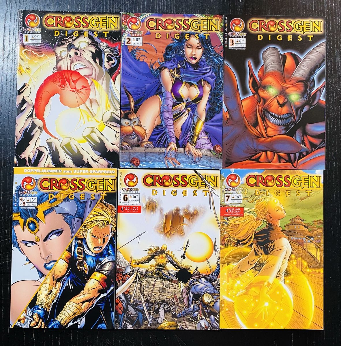 Fumetti: CROSSGEN Digest Comics nr. 1-7 /Top Zustand – Usato da Zuerich venduto da SonderArt-Wertgut