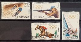 Spanien 1968 XIX. Olympia Mexico Satz 4V MNH postfrisch
