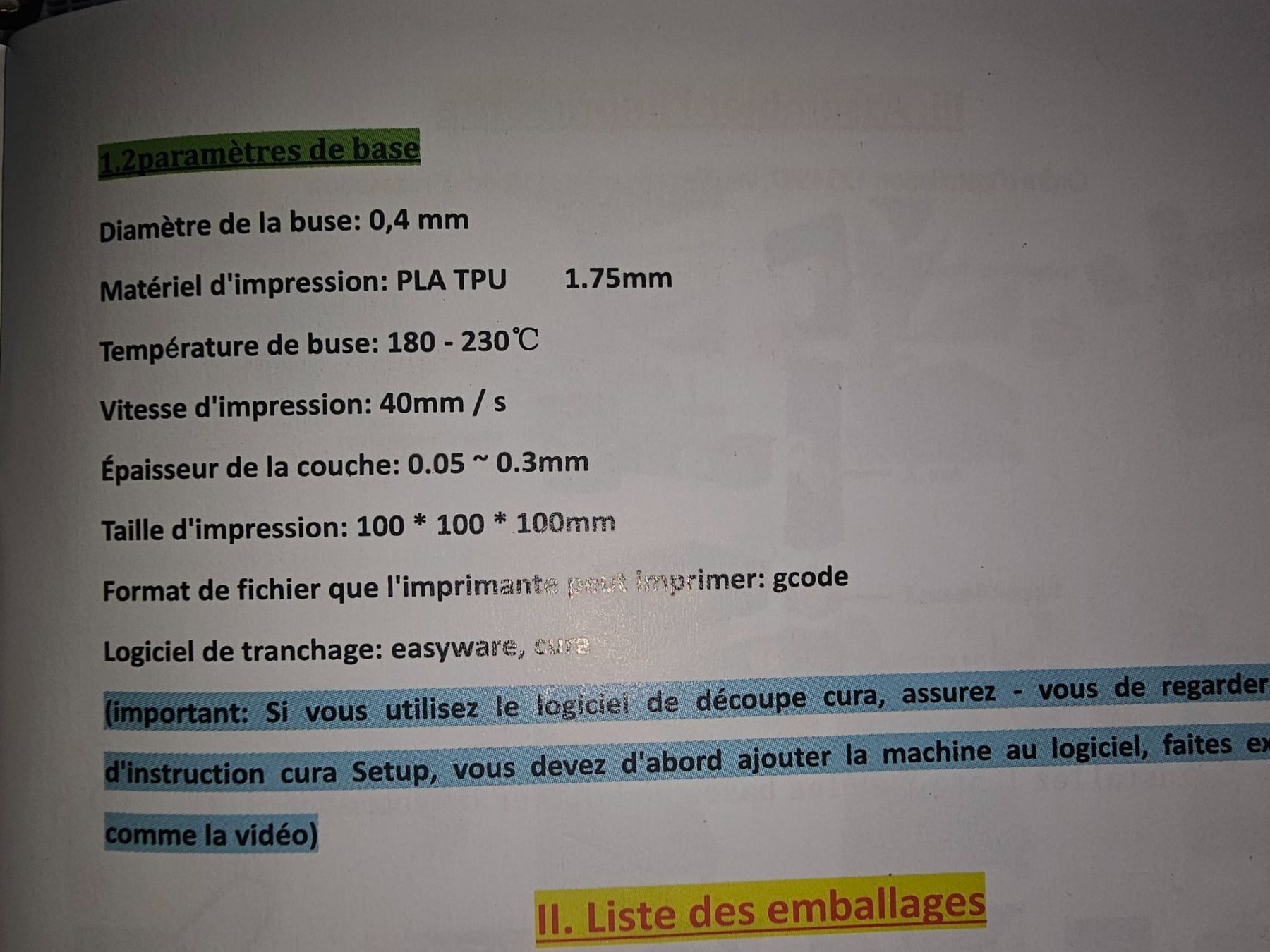 Stampanti 3D: Imprimante 3D EasyThreed – Nuovo (secondo la descrizione) da Yvonand venduto da Li_poch 4
