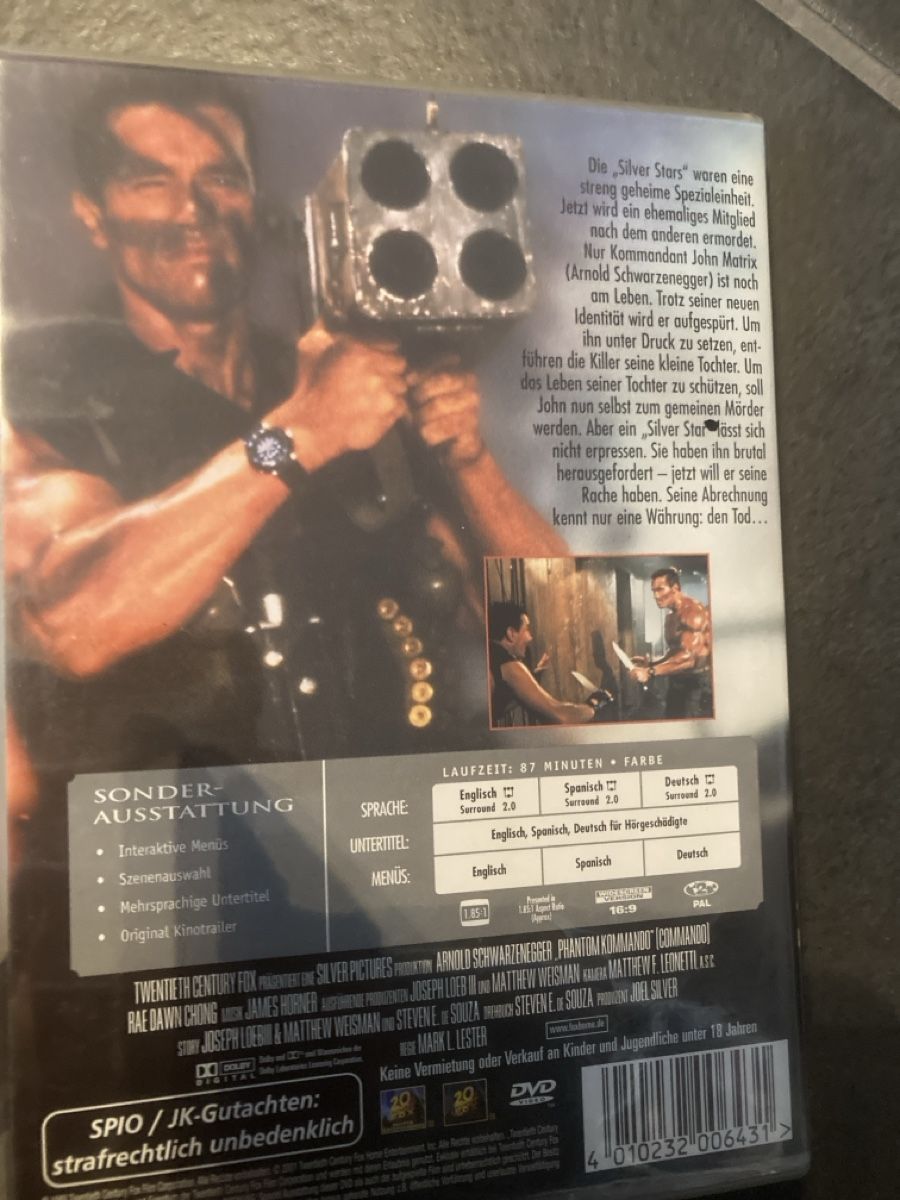 Alle DVDs: Phantom Kommando top zustand – Gebraucht aus Seengen von Predator86 1