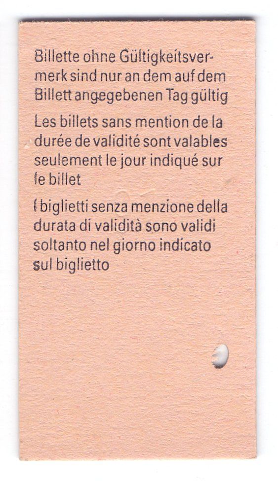 Biglietti: Billette Wolhusen - Luzern – Usato da Langenthal venduto da Sammlungs_aus 1