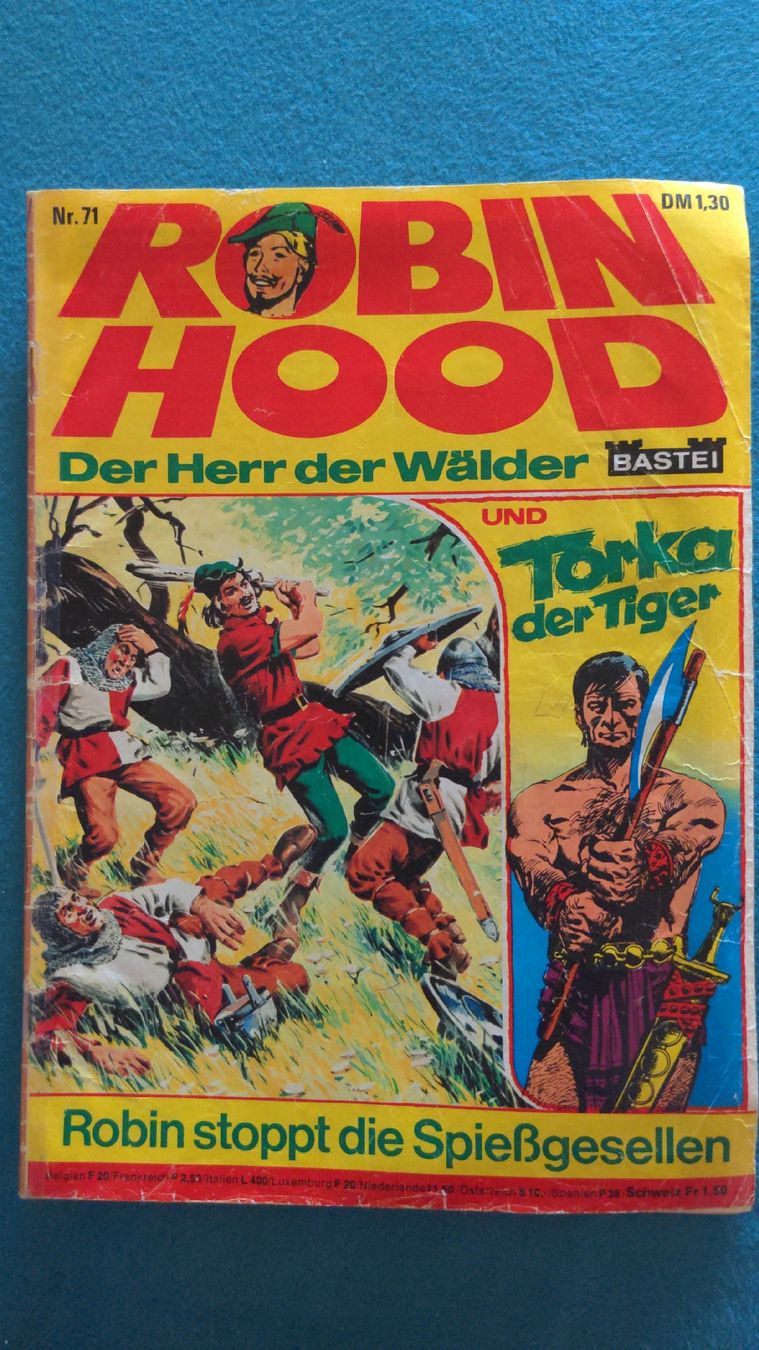 Fumetti: Robin Hood Comic Nr. 71 - Der Herr der Wälder, Bastei – Usato da Niederscherli venduto da Mon_Art