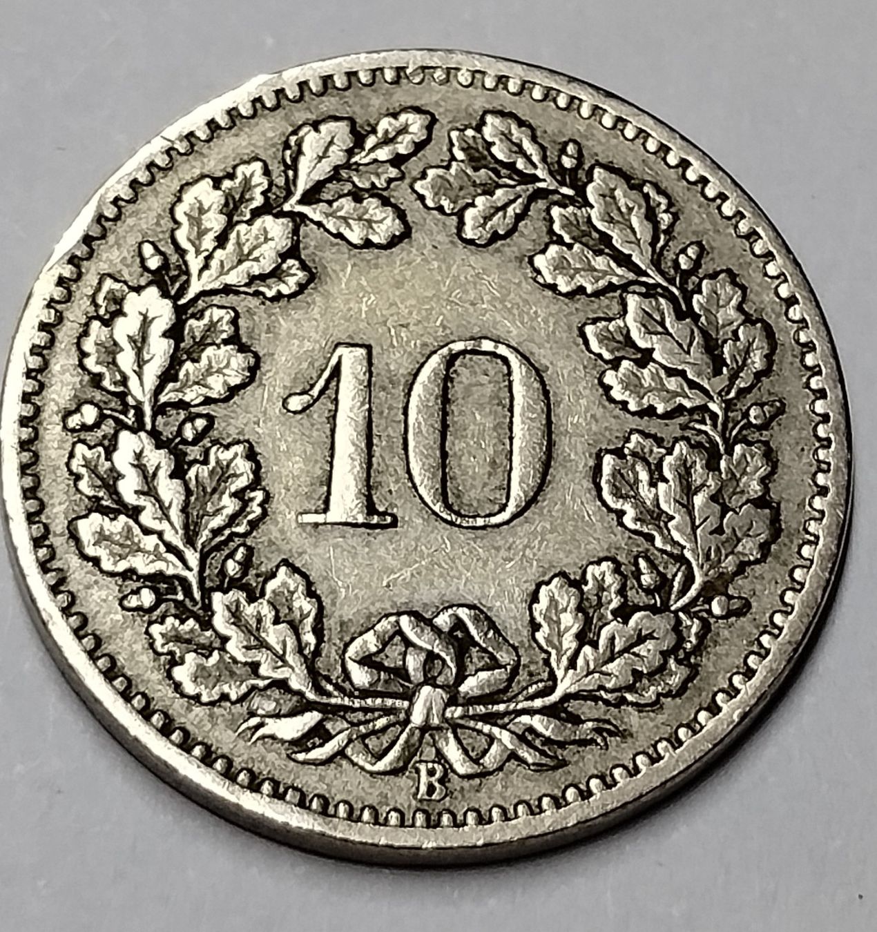 10 Rappen Münze von 1897 - Sehr schön bis vorzüglich (ss-vz) (Gebraucht ...