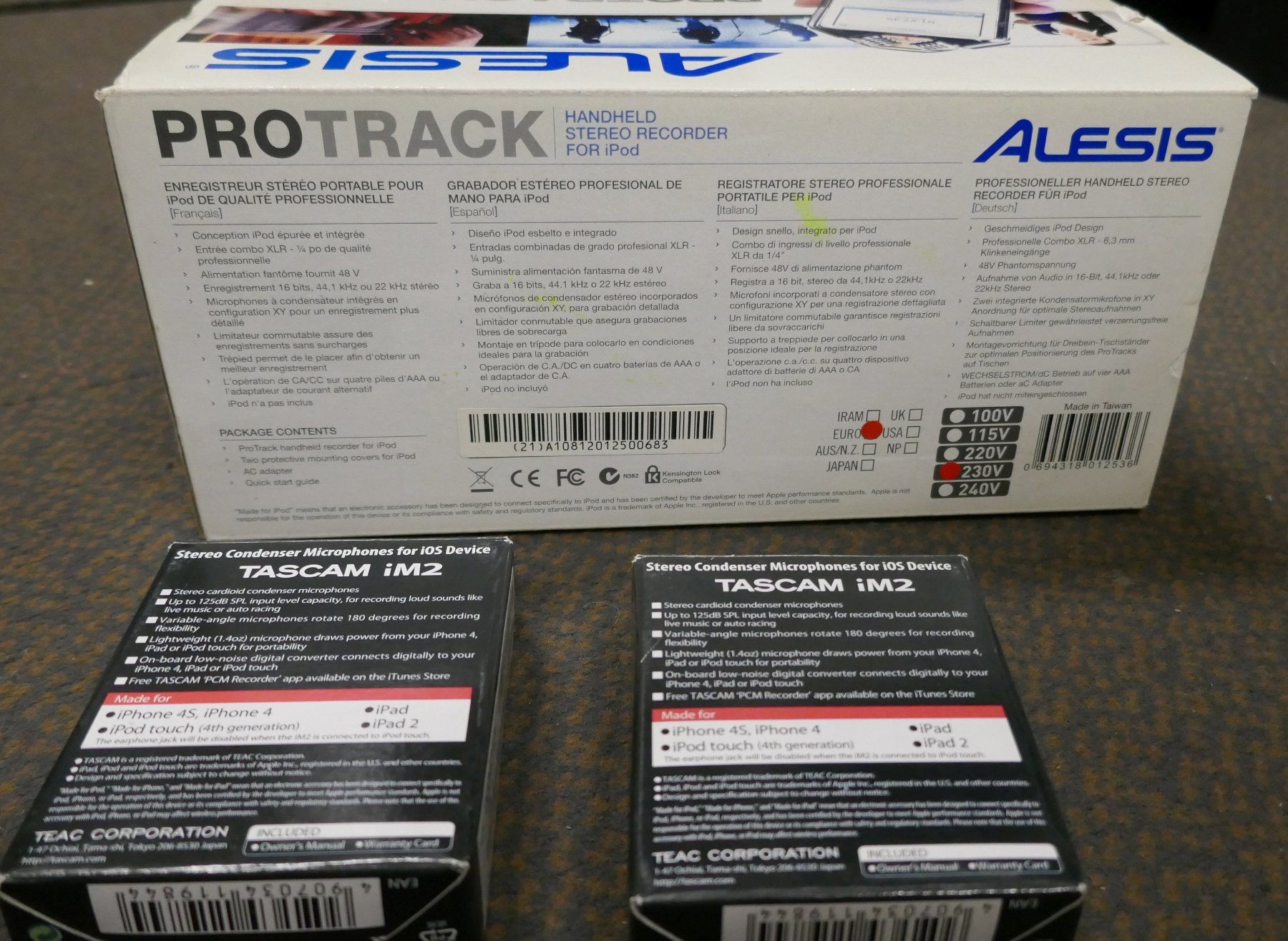 Alesis Registratori: Alesis ProTrack und Tascam iU2 Interfaces – Nuovo e nell'imballaggio originale da Wenslingen venduto da FairlightCMI 4