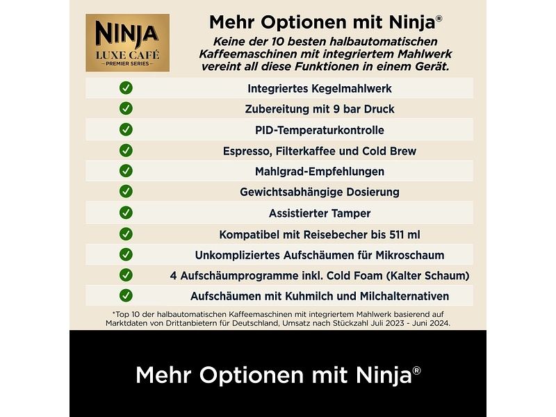 Kaffeemaschinen & Espressomaschinen: Ninja Luxe Café Premier ES601CH – Neu (gemäss Beschreibung) aus Rüti ZH von bru_cro76 6