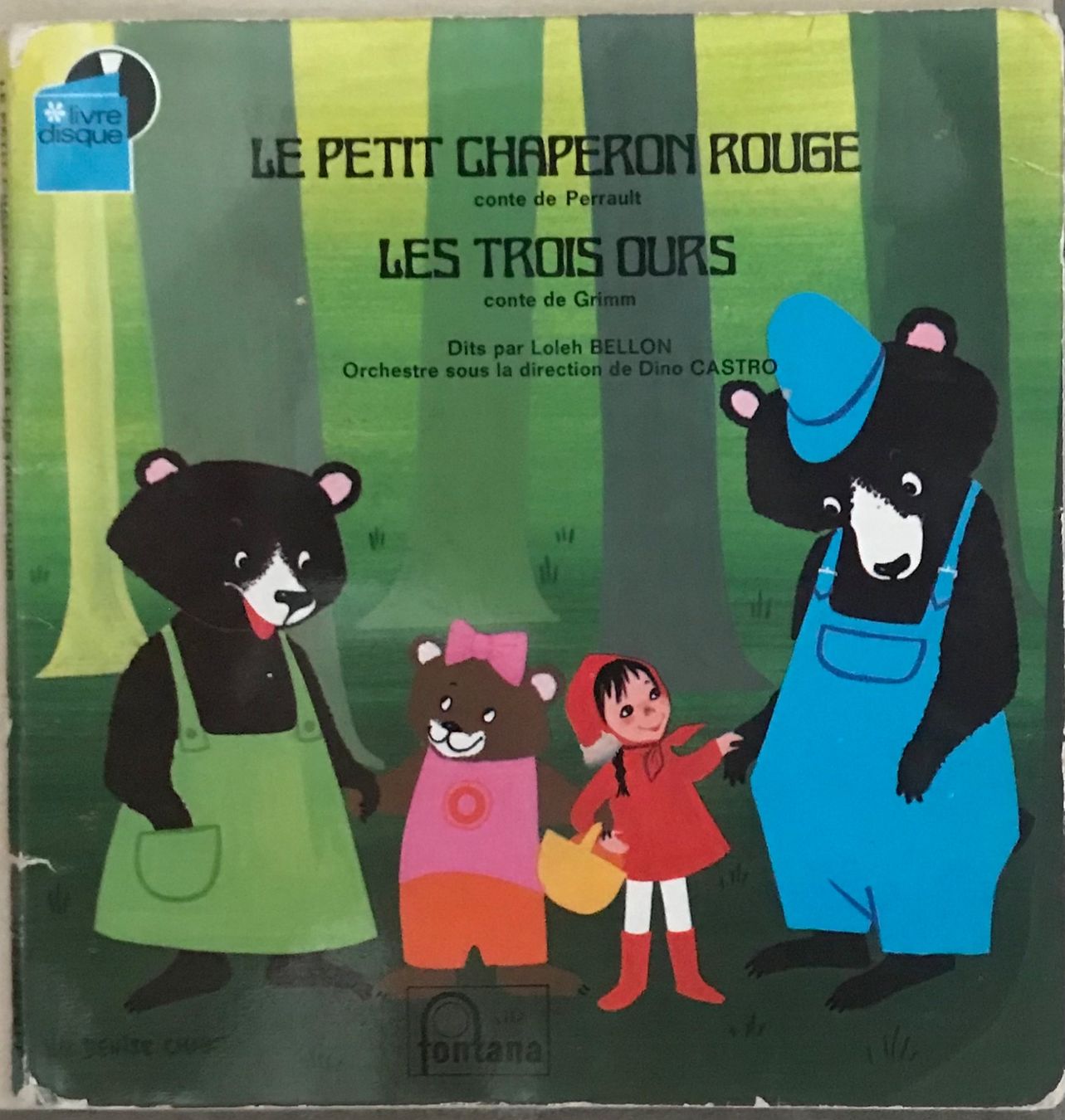Dischi in vinile: LE PETIT CHAPERON ROUGE / LES TROIS OURS – Usato da Bussigny venduto da vinyl-pas-cher
