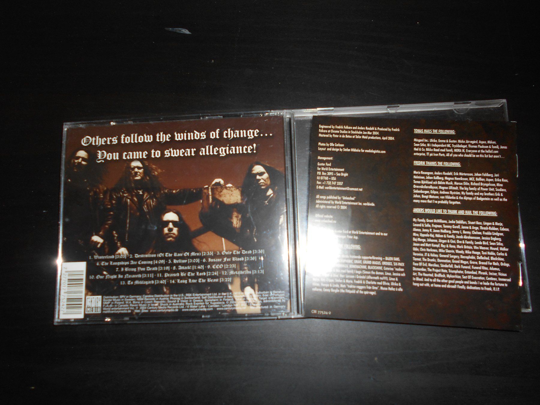 CDs: Unleashed – Sworn Allegiance / 2004 – D'occasion à Aarberg par witchhunter01 1