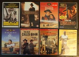 Western / 8 Filme / UK/NL-Import / englisch