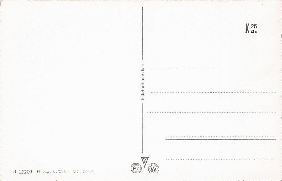 Cartoline postali: Küsnacht ZH, um 1945 – Usato da Frauenfeld venduto da POML 1