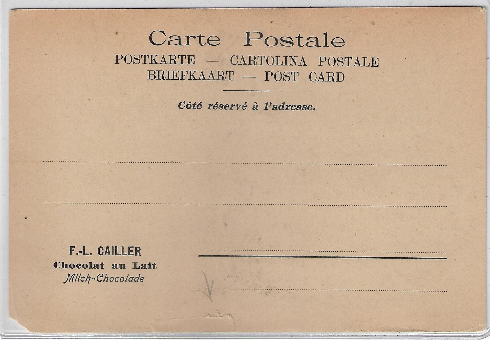Cartoline postali: Chateau de La Sarraz - Meltzer - Chocolat Cailler – Difettoso da Ettingen venduto da Kartenplanet 1