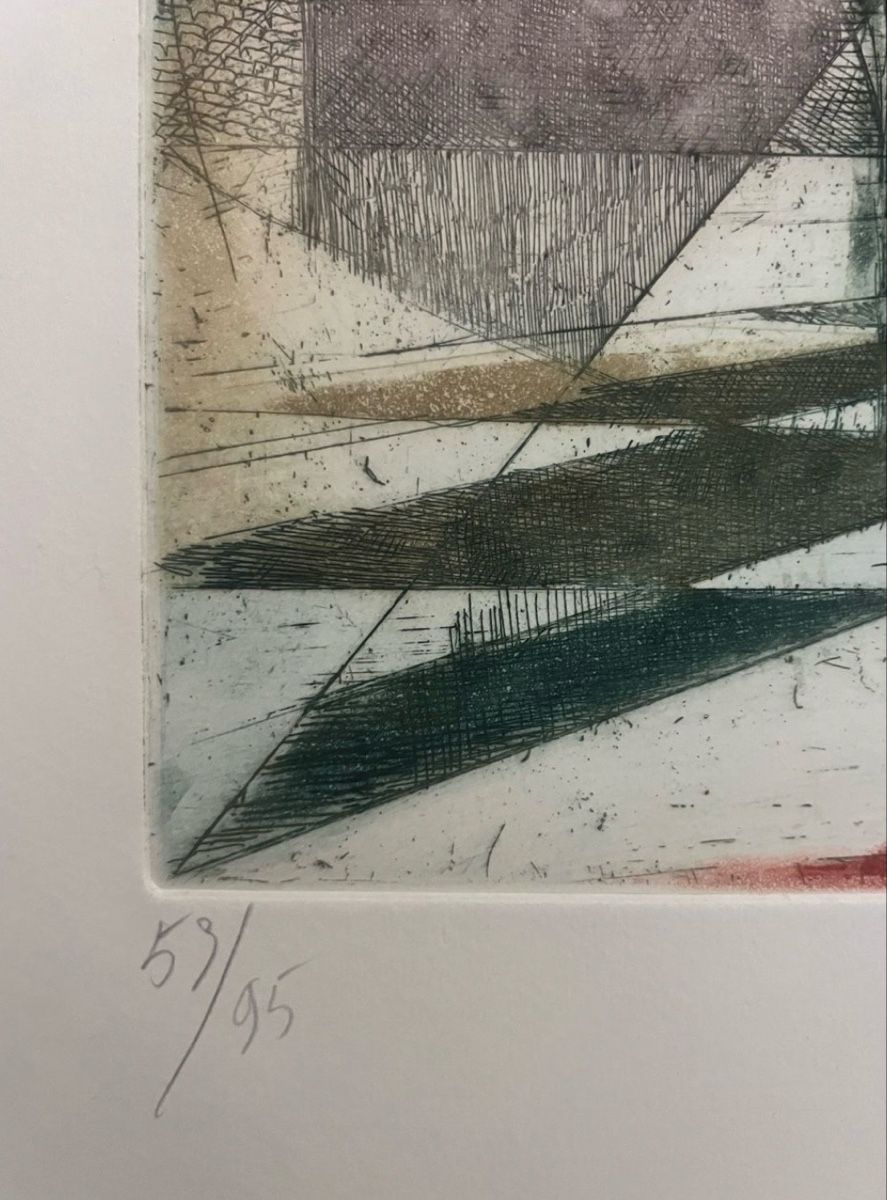 Grafiken & Lithographien: Rene Carcan, Handsigniert, nummeriert – Gebraucht aus Rain von Pic-Ass 4