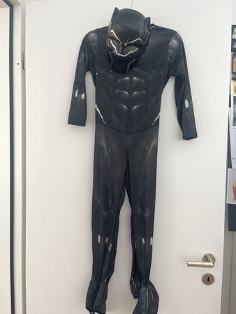 Black Panther Kinderkostüm, Grösse 116, Fasnacht
