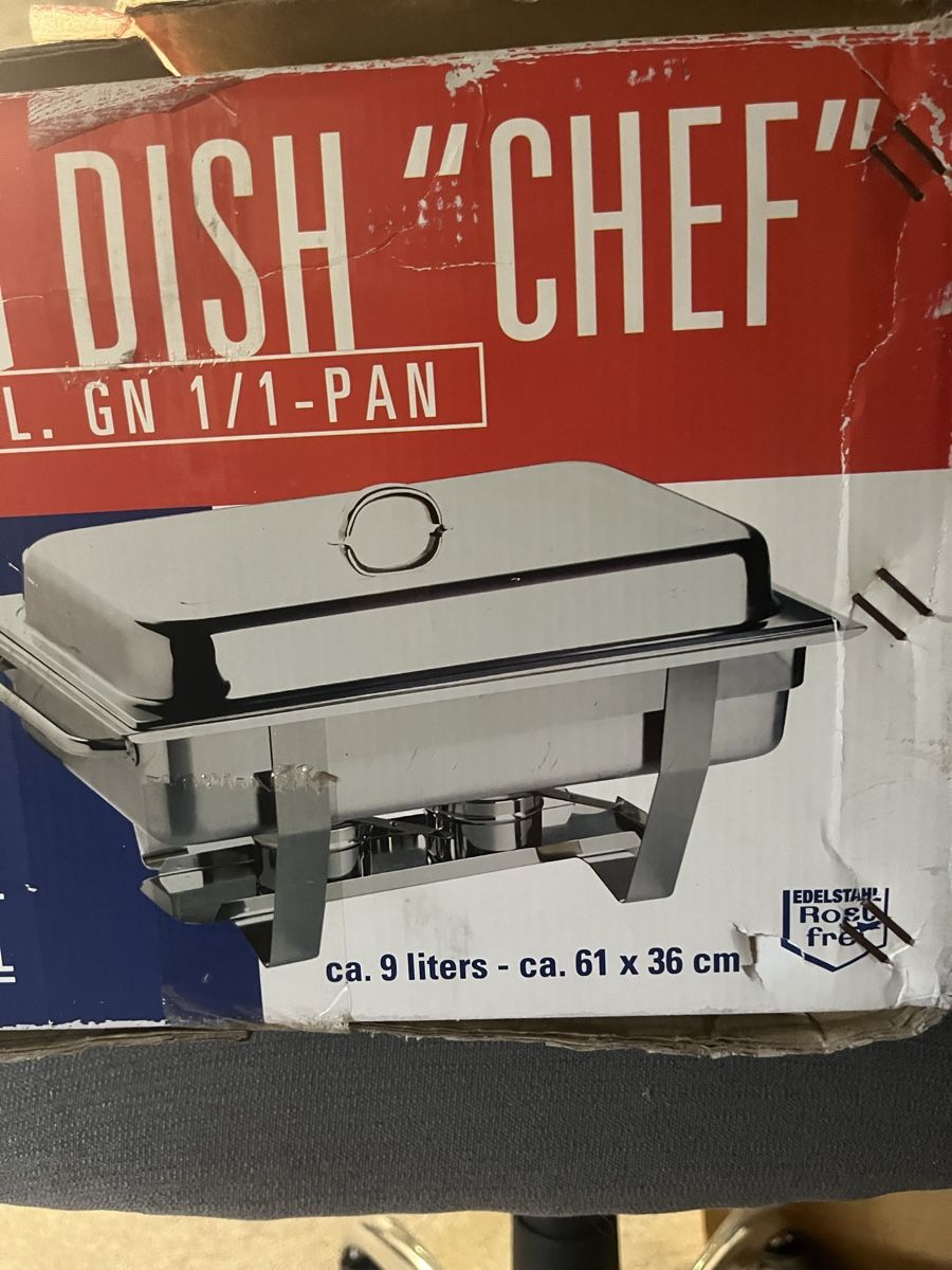 Cucine complete: Catering Chef bac réchaud pour buffet – Nuovo (secondo la descrizione) da Noville venduto da Berlusconi55 2