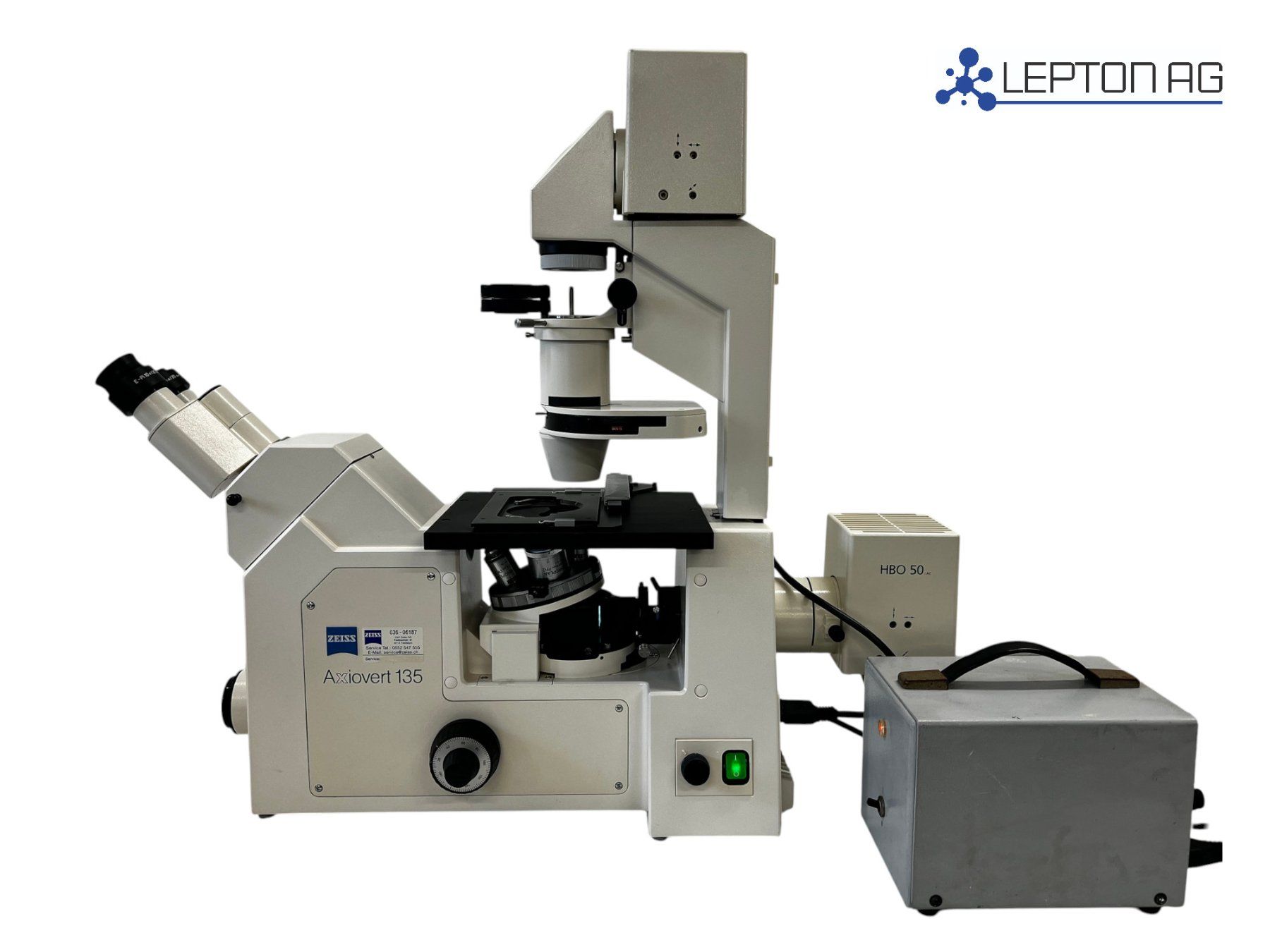 Accessori da laboratorio: Zeiss Axiovert 135 5 H/DIC Mikroskop – Usato da Niederdorf venduto da LeptonAG_Labor 1