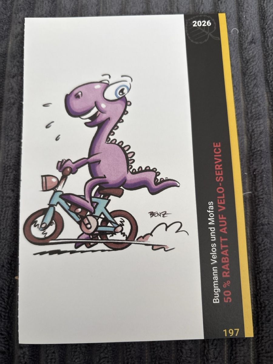 Buoni: Bon 50% pour un vélo Service  – Nuovo (secondo la descrizione) da Düdingen venduto da Yellow