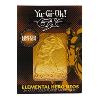 Yu-Gi-Oh! Elemental Hero Neos 24k Gold Plated Ingot
