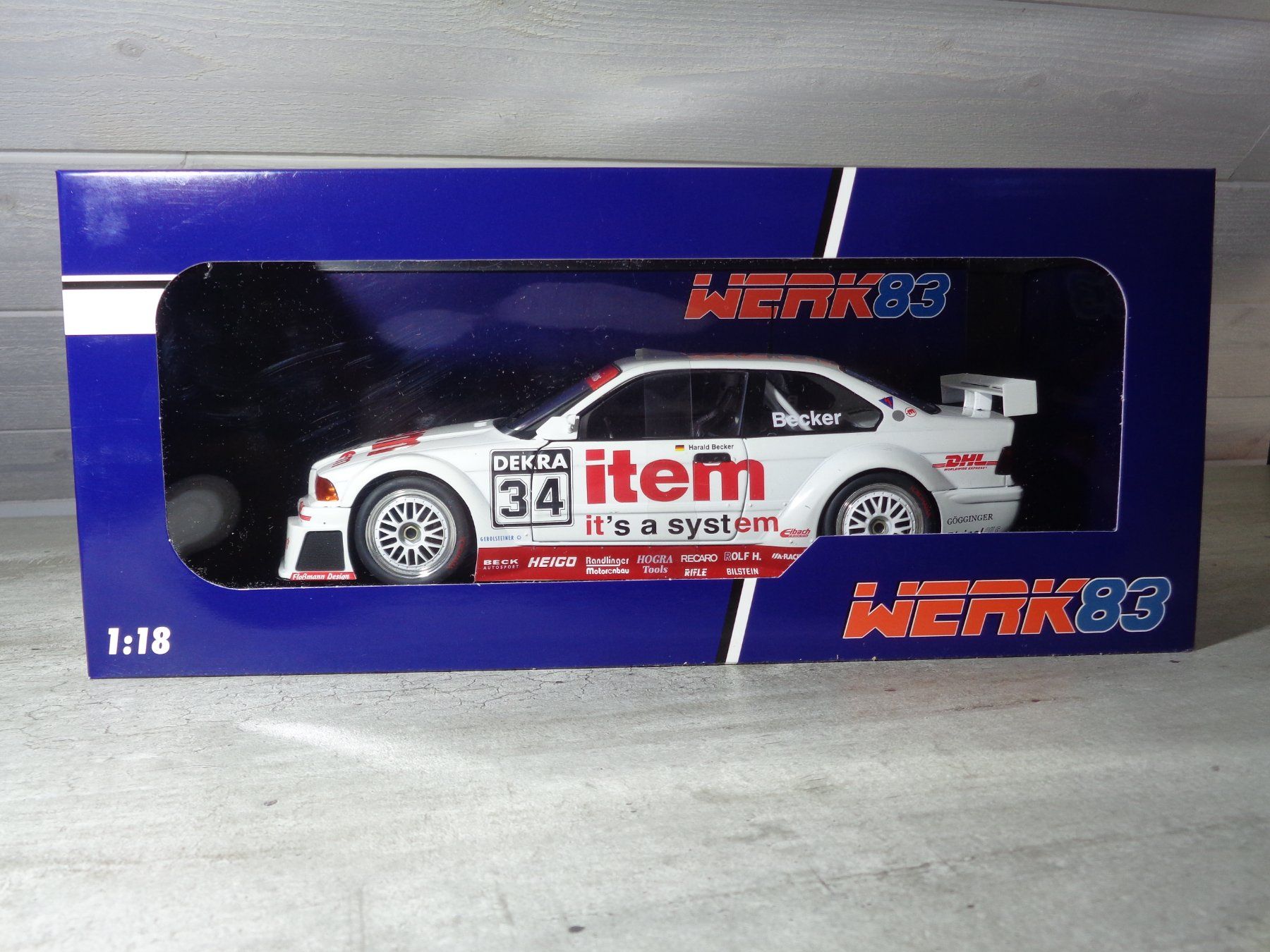 BMW Modellautos: Werk83 1:18 BMW 325i E36 DTM 1994 – Neu und originalverpackt aus Reconvilier von rallycar 1