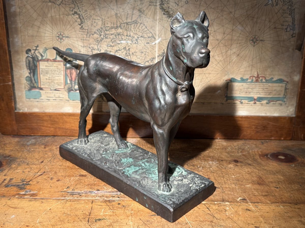 Sculture & Statue: Antike Hunde Skulptur – Usato da schaffhausen venduto da VintAntik_1980
