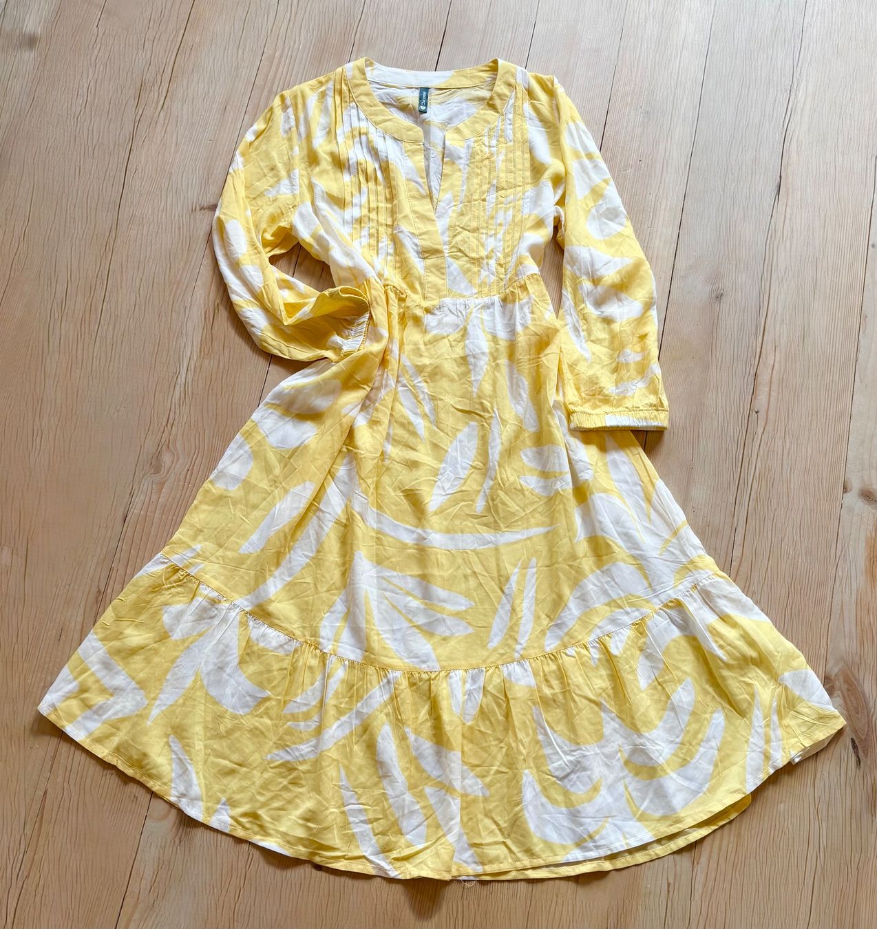 Kleider: Kleid leicht/luftig,zitronengelb,Chicorée,Gr.S – Neu (gemäss Beschreibung) aus Siblingen von Vany_McDougall 7