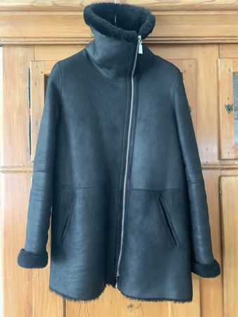 AKTION❗️Lammfelljacke von MAX & MOI, schwarz Gr. 36