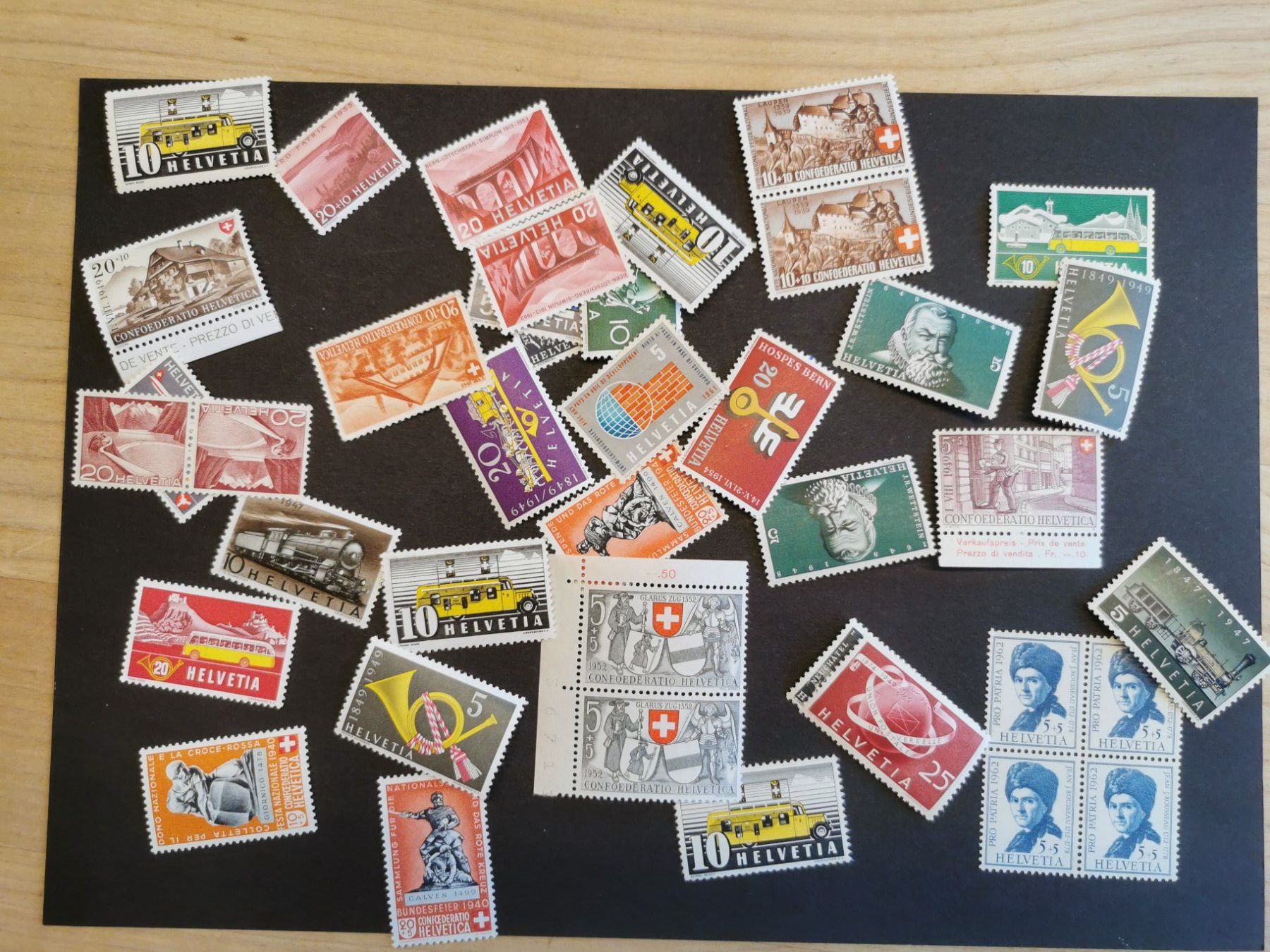 Tutti i francobolli: Briefmarken  Konvolut  Pro  Patria  1940  Sammlung – Usato da Rheineck venduto da kat_7gld