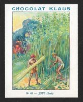 Carte Correspondance Chocolat Klaus, Jute (1930s)