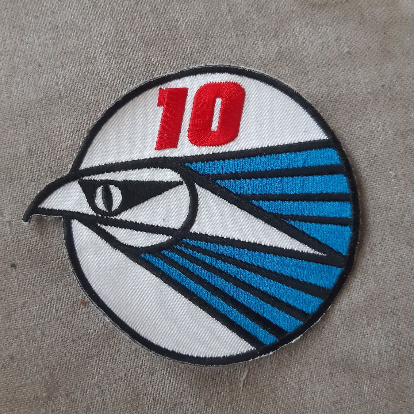 Cartoline postali: Original Patch Fliegerstaffel 10 Schweizer Luftwaffe – Usato da Giffers venduto da attila07