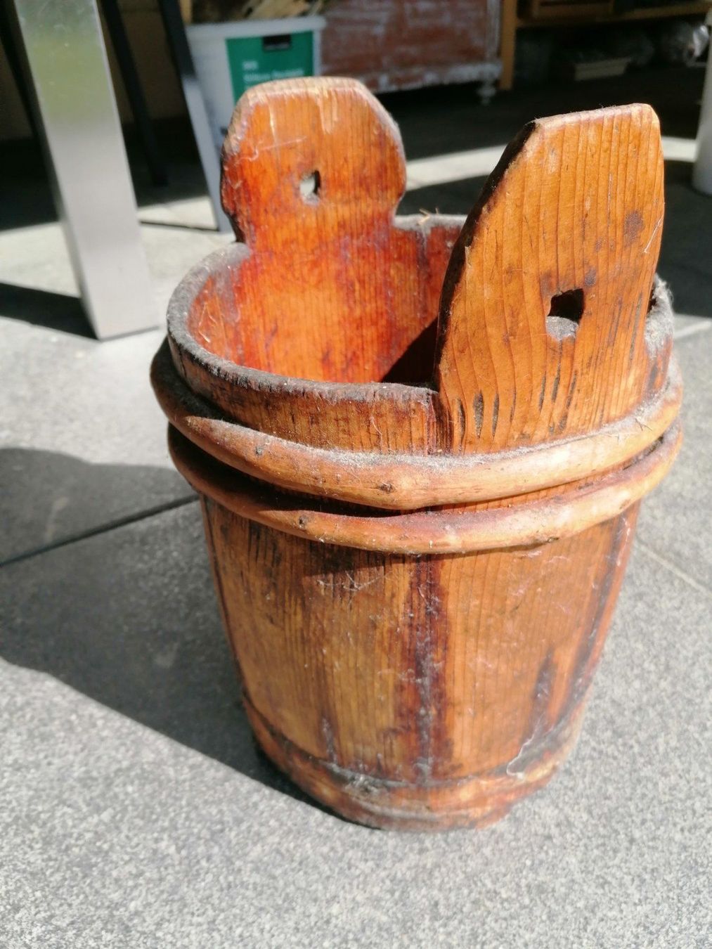 Sonstiges für Haushalt & Wohnen: Scheunenfund uralter Holzkessel – Defekt aus Uster von Aschenbroedel12