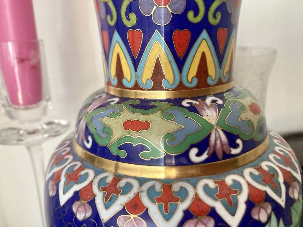 Vasi & Recipienti: Deux vases en cloisonné URGENT – Usato da Lausanne venduto da villa_hawai 2