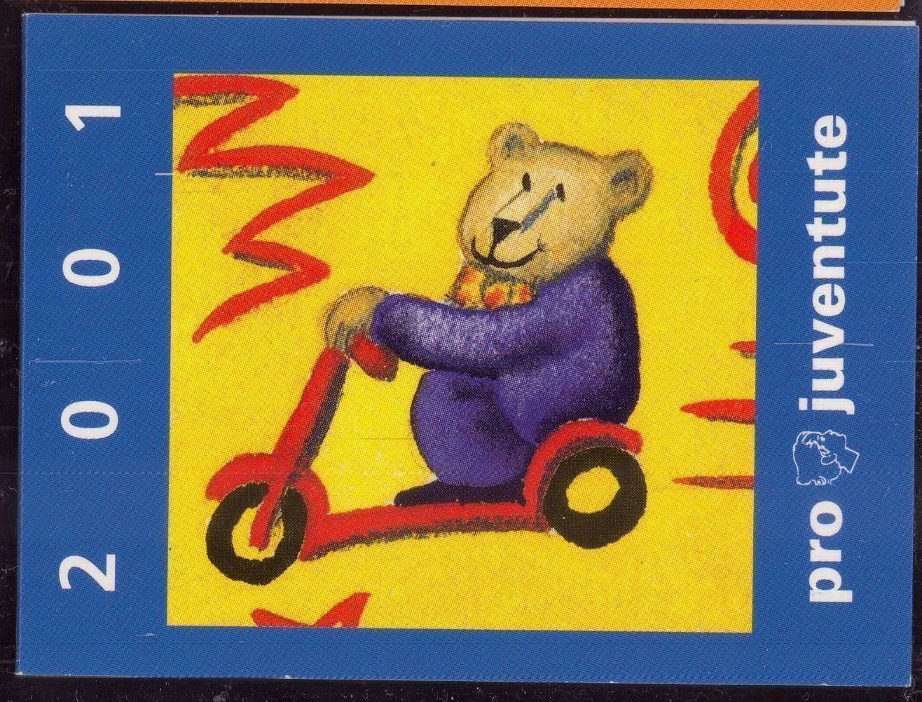 Tutti i francobolli: 2001 MH Pro Juventute ET     KW Fr. 31.- – Usato da Eggersriet venduto da stamp303